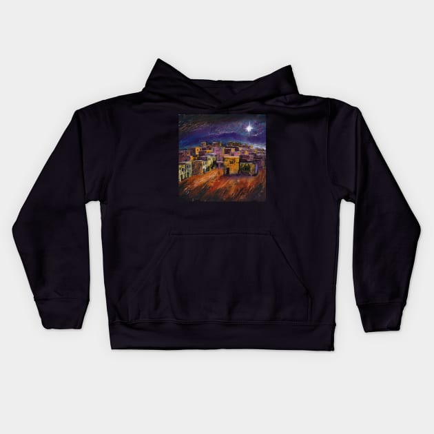 Star over Bethlehem Kids Hoodie by WonderWebb